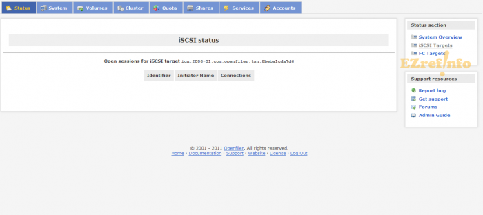 setup ISCSI SAN with Openfiler