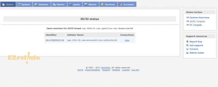 setup ISCSI SAN with Openfiler