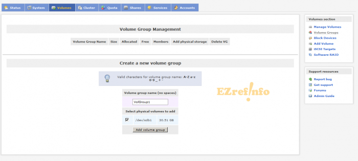 setup ISCSI SAN with Openfiler