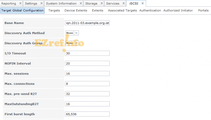 setup ISCSI SAN with FreeNAS